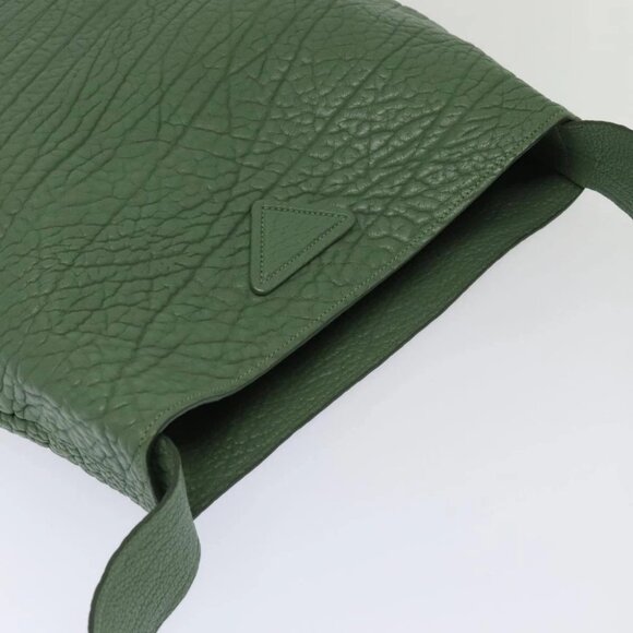 PRADA Shoulder Bag Leather Green Auth 88242SV - Picture 7 of 15